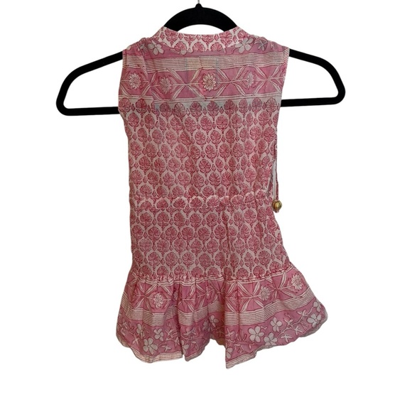 Bell by Alicia Bell Girls Pink Bohemian Ruffle Sundress - Picture 2 of 7